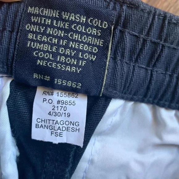 US Polo Assn Toddler Navy Blue School Uniform Twill Pants 2T - Picture 5 of 6